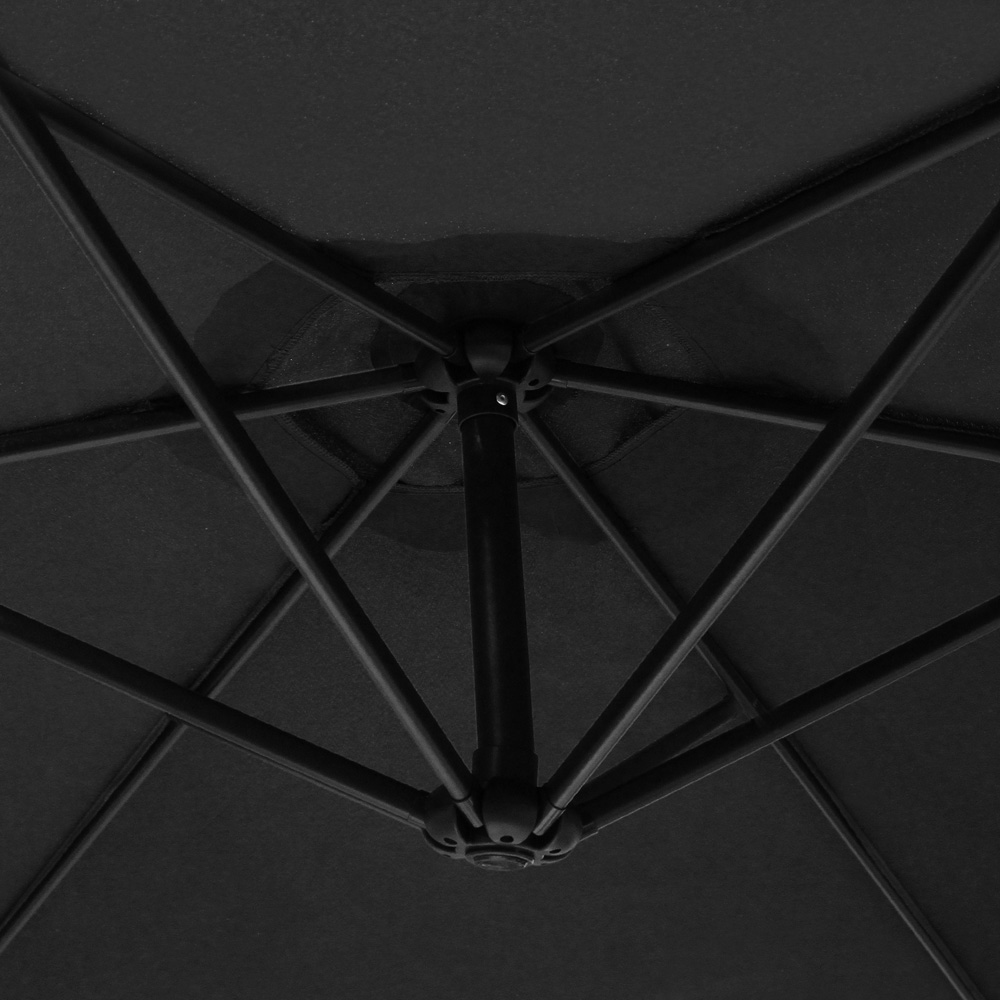 Monster Shop Black Cantilever Parasol 3m Image 5