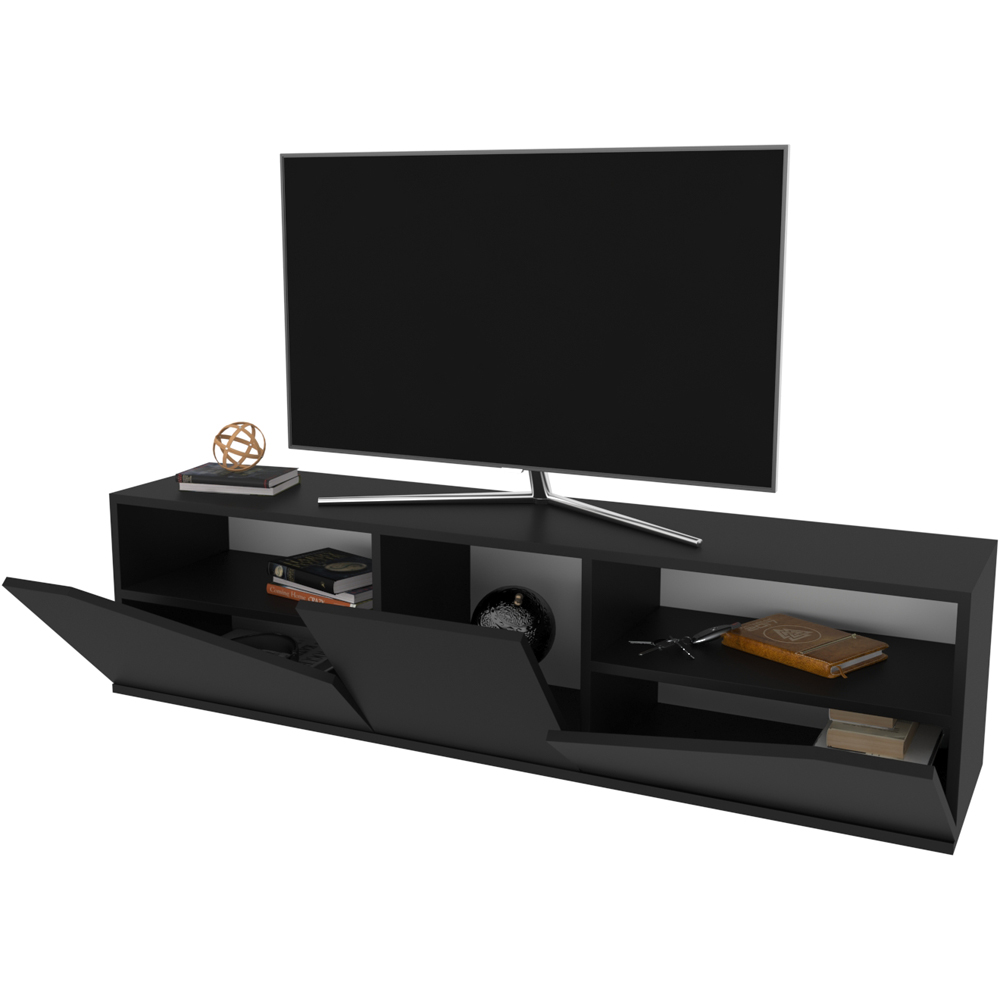 Decorotika Carson 3 Door Anthracite TV Unit Image 2