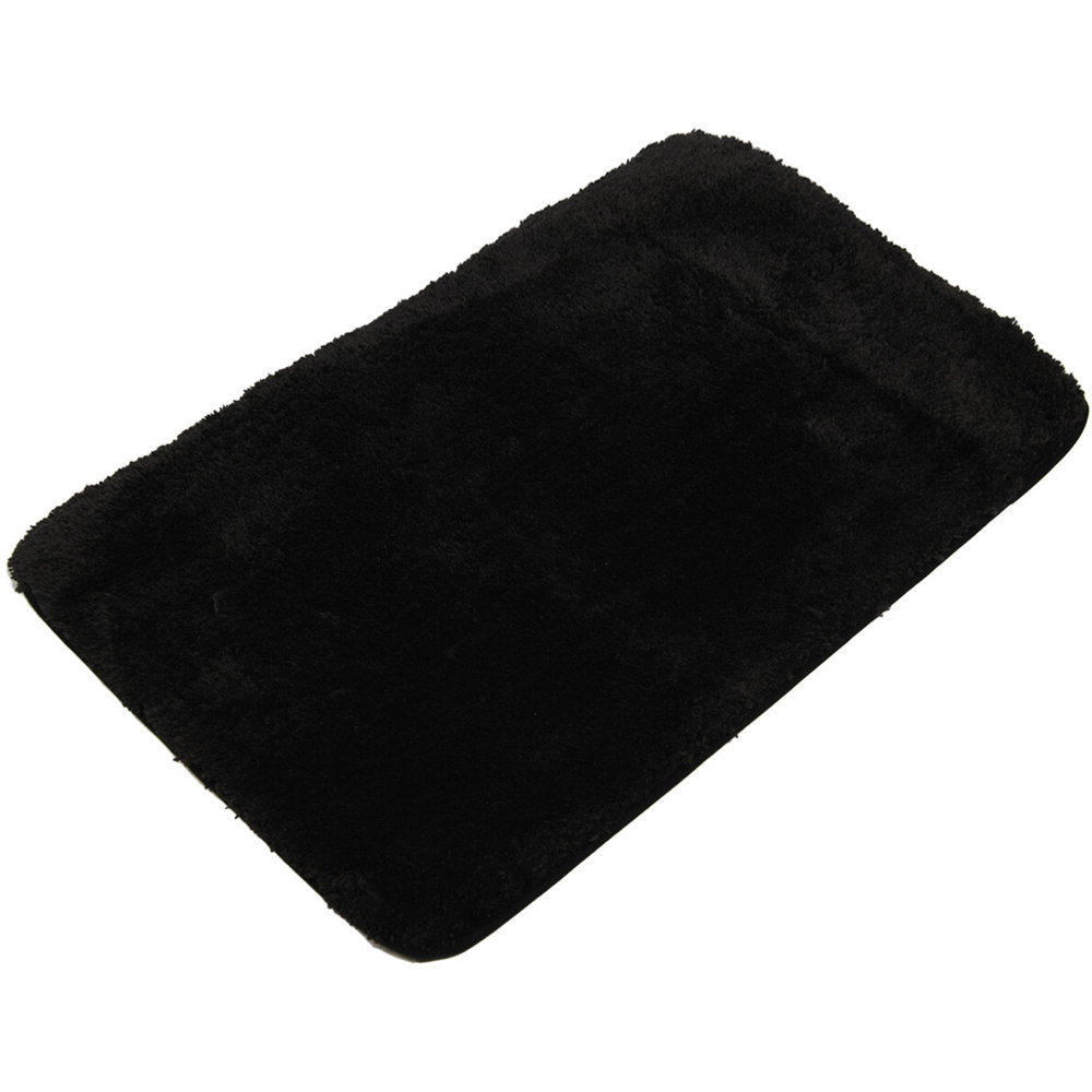 Deluxe Microfibre Bath Mat - Black Image