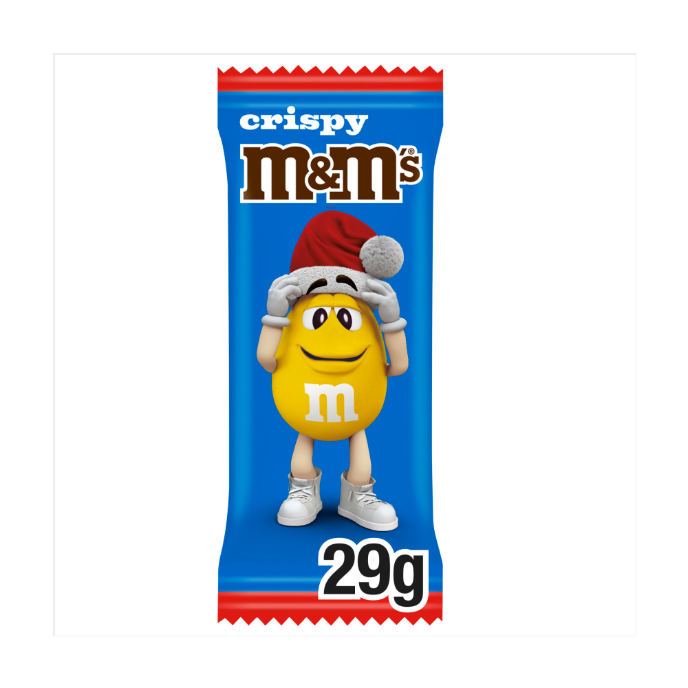 M&M's Crispy Milk Chocolate Christmas Santa Treat 29g Image 2