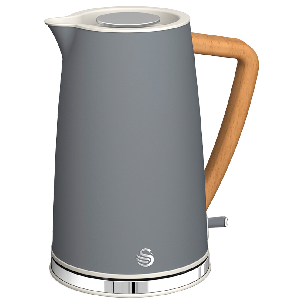 Swan SK14610GRYN Grey Nordic Cordless Kettle 1.7L Image 1