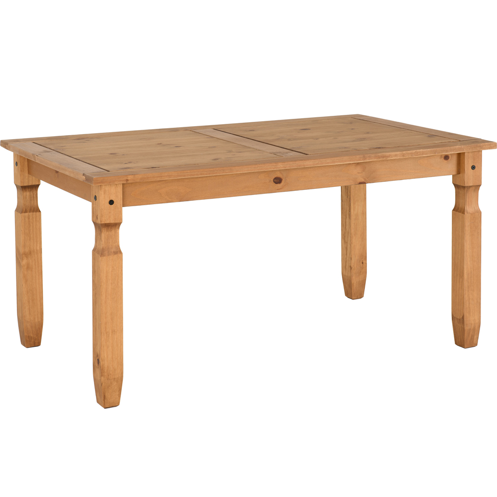 Seconique Corona 4 Seater Dining Table Distressed Waxed Pine Image 2