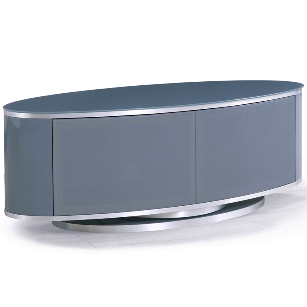 MDA Designs Luna 2 Door Grey TV Unit Image 2
