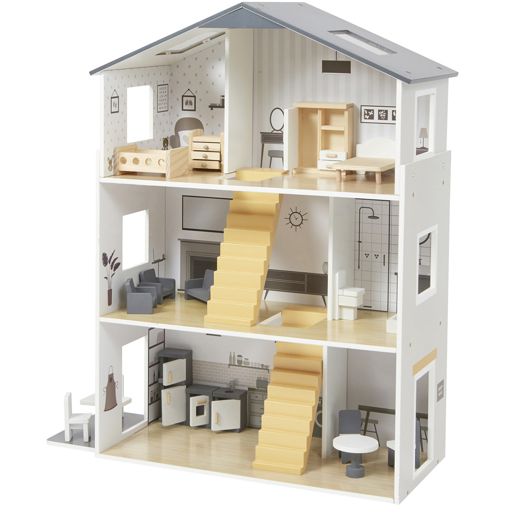 Liberty House Toys Kids Contemporary Dolls House with Accessories Image 3