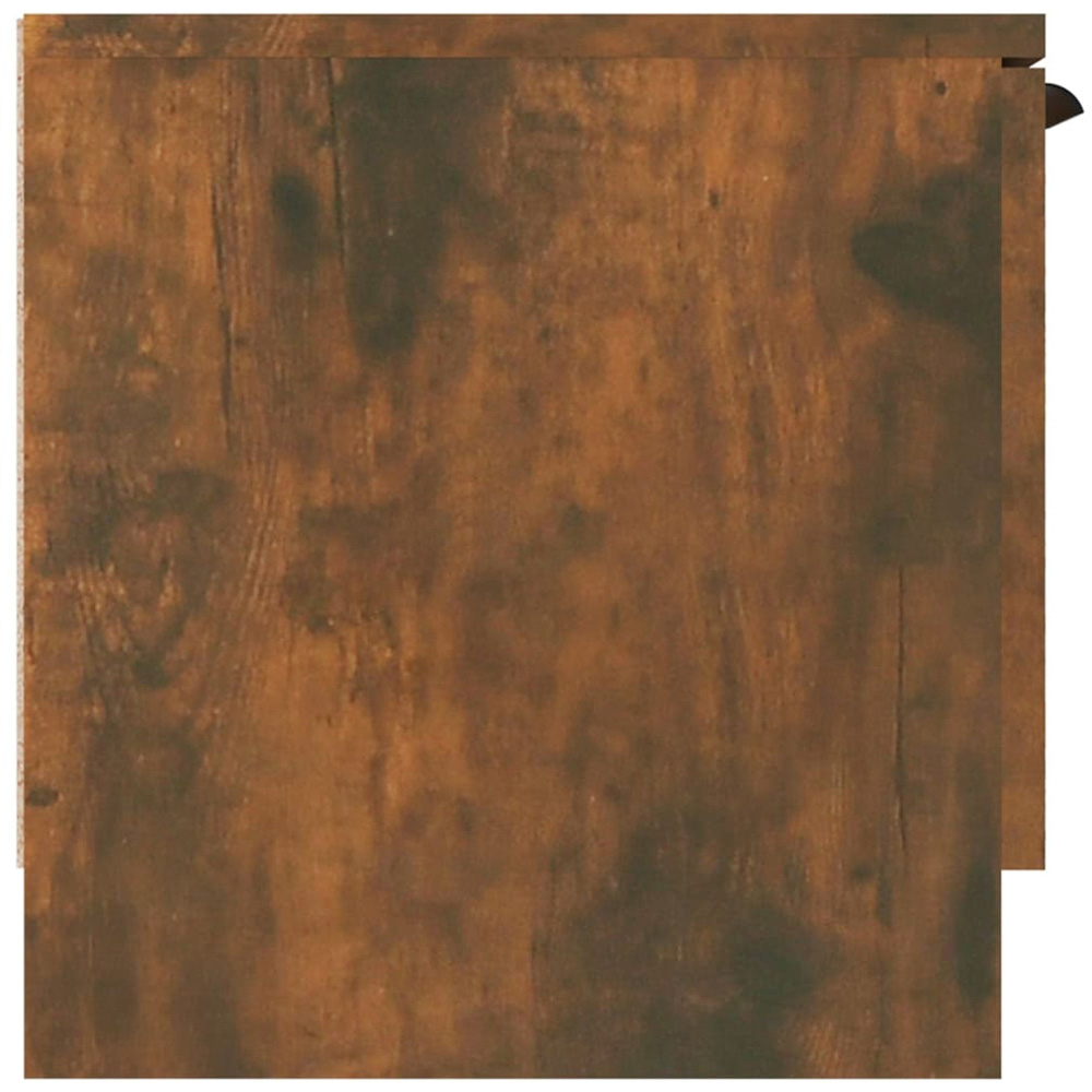 vidaXL 3 Door Smoked Oak TV Cabinet Image 8