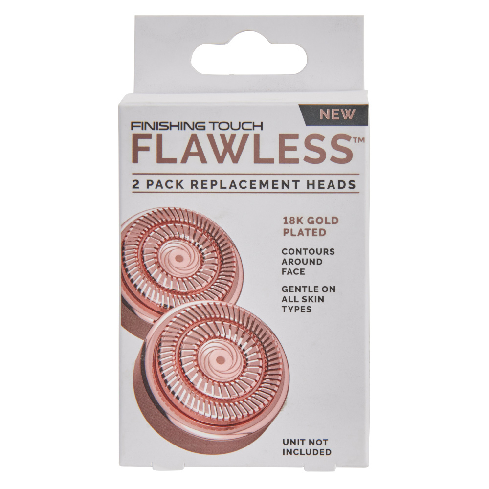 Finishing Touch Flawless Replacement Heads 2 Pack Wilko