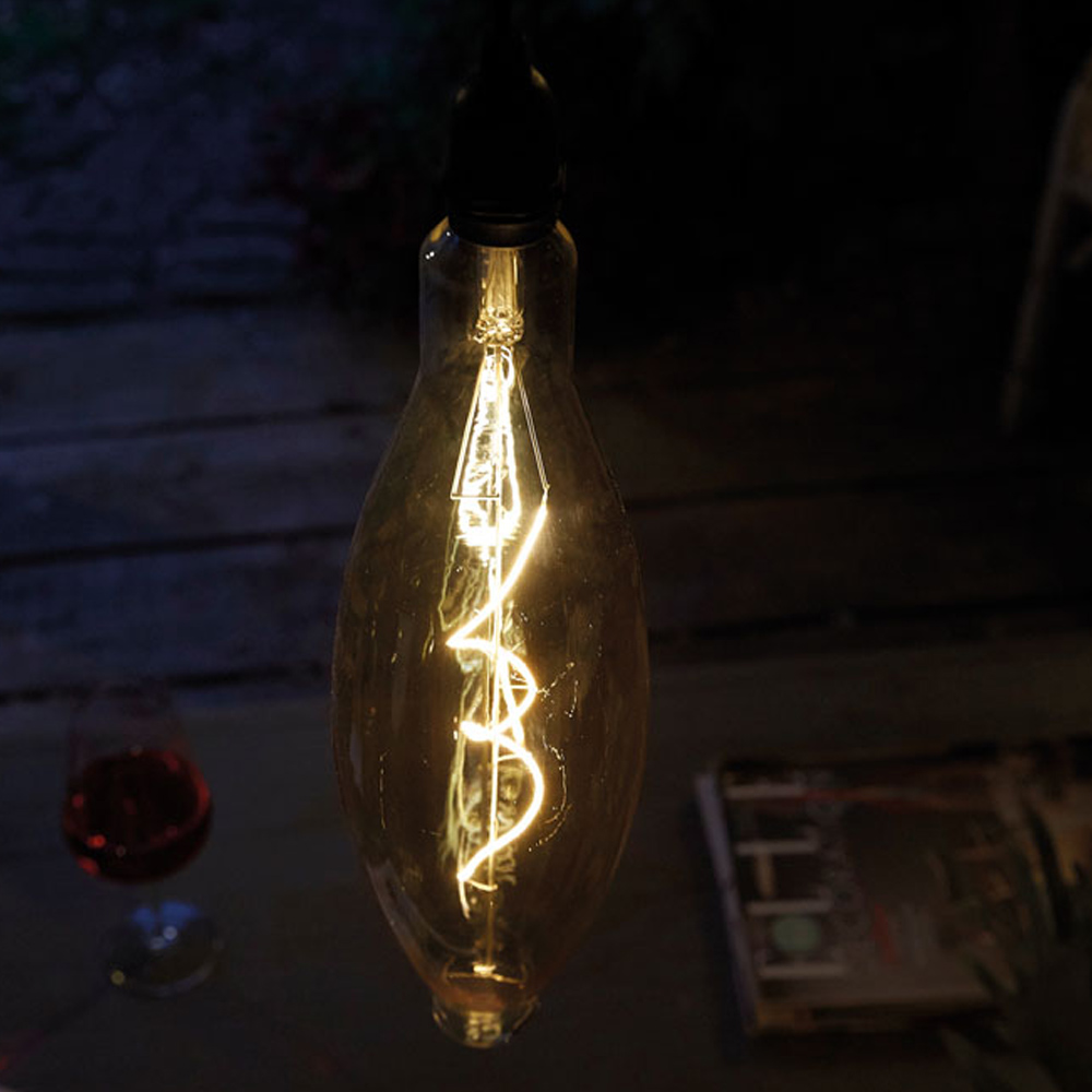 Luxform Ellipse Glass Pendulum Hanging Bulb Light Image 2