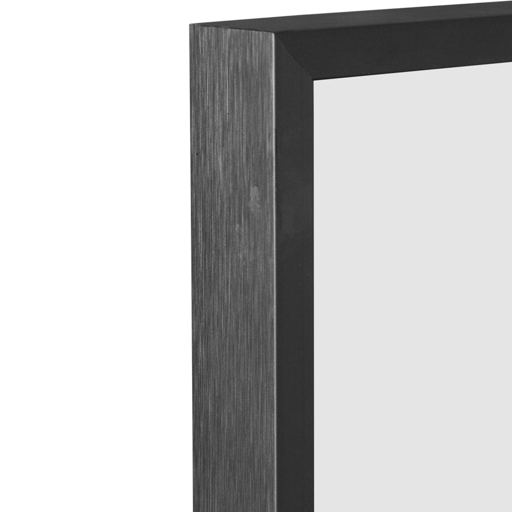 MirrorOutlet The Artus Black Aluminium Edged Wall Mirror 120 x 40cm Image 4