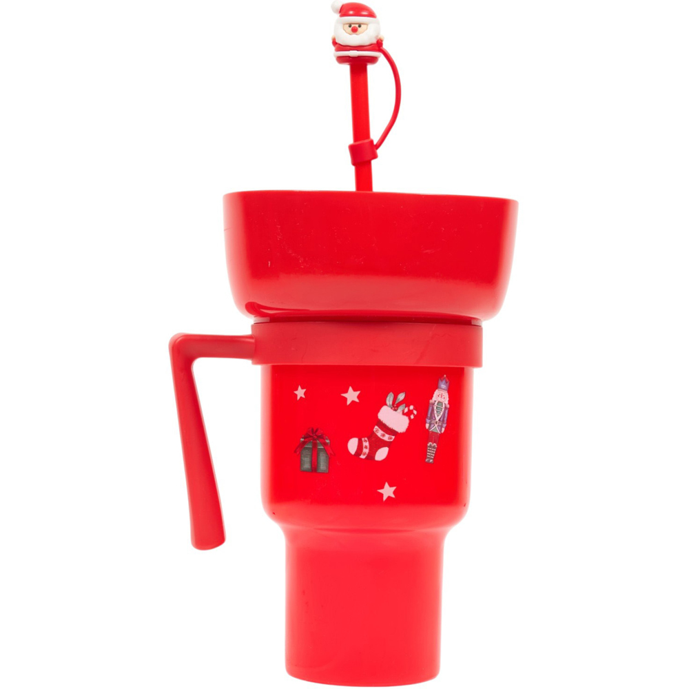 Snack Cup with Straw and Topper Image 6