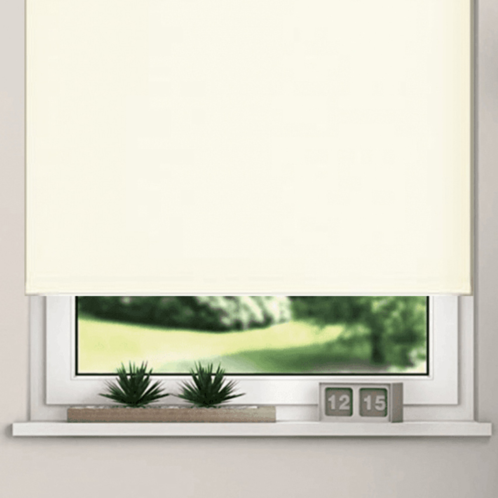 New Edge Blinds Blackout Roller Blinds Cream 140cm Image 3