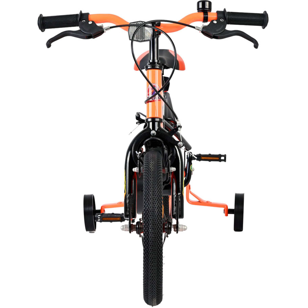 Volare Strike Kids 14 inch Orange and Black Bike with Stabilisers Image 3