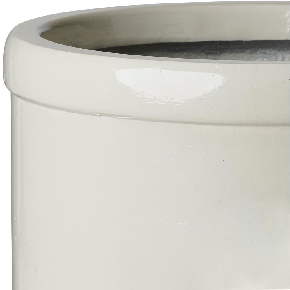 Wilko Cream Emblem Outdoor Planter Medium Wilko