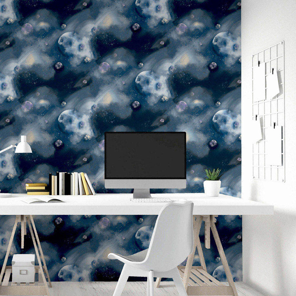 Arthouse Out Of This World Navy Wallpaper Image 6