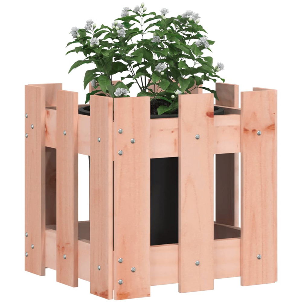 vidaXL Brown Douglas Wood Raised Garden Bed 30 x 30 x 30cm Image 2