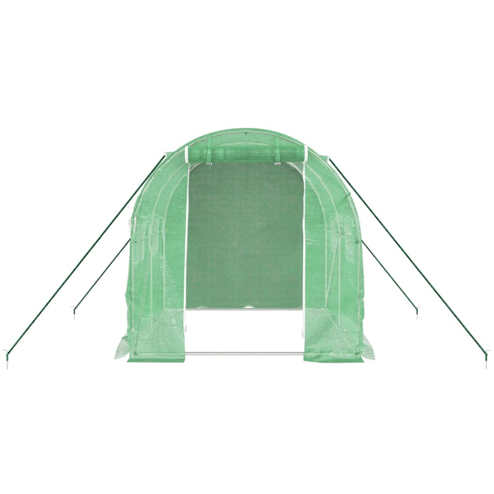 vidaXL Green 6.5 x 6.5ft Greenhouse Image 2