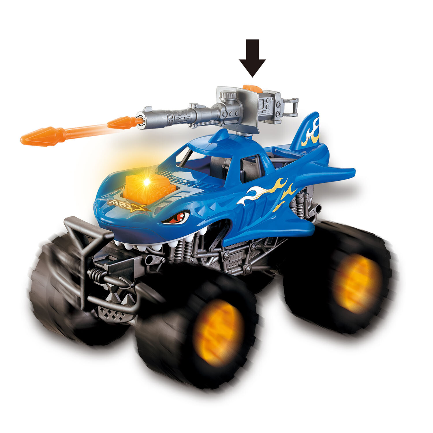 Light and Sound Monster Truck - Multicolour Image 12