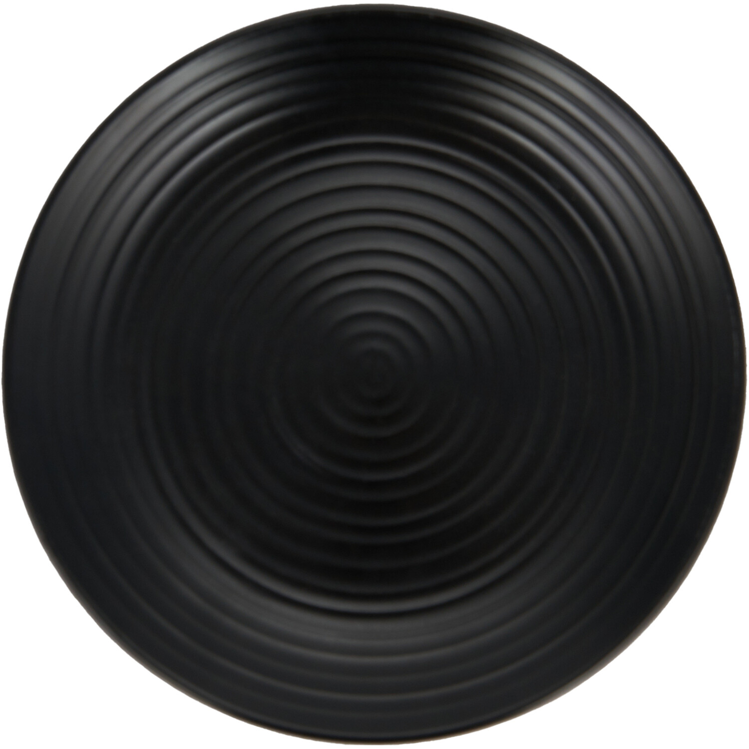 Nera Ribbed Side Plate - Black Image 1