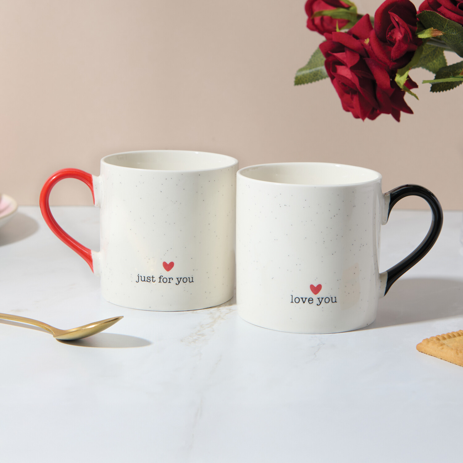 Just for You Mug Set White Image 2