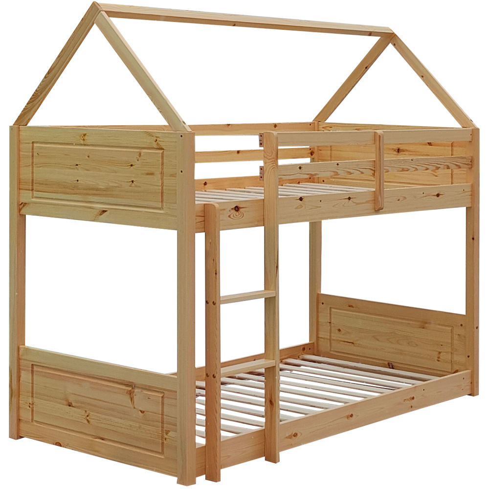 Brooklyn Single Natural House Style Bunk Bed Image 2