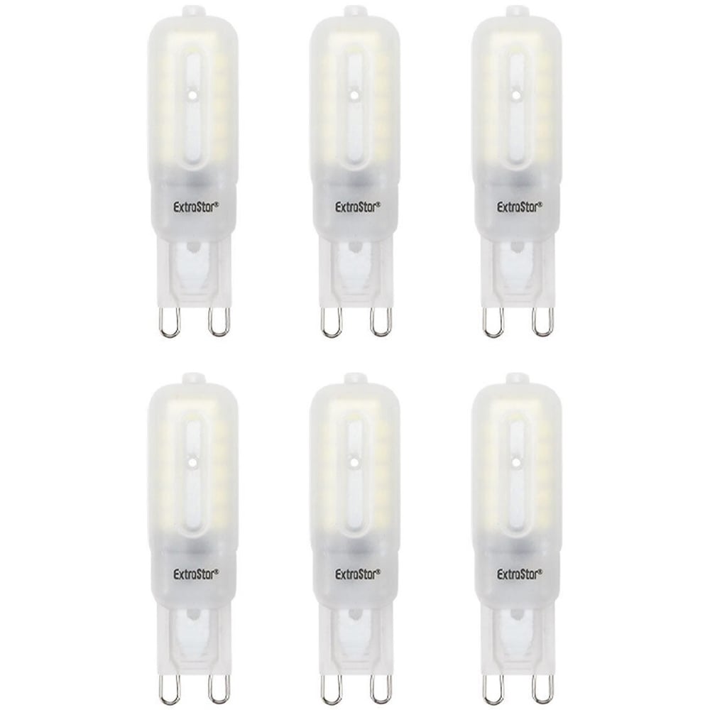 ExtraStar 6 Pack G9 3.5W Daylight Mini LED Bulb Image 1