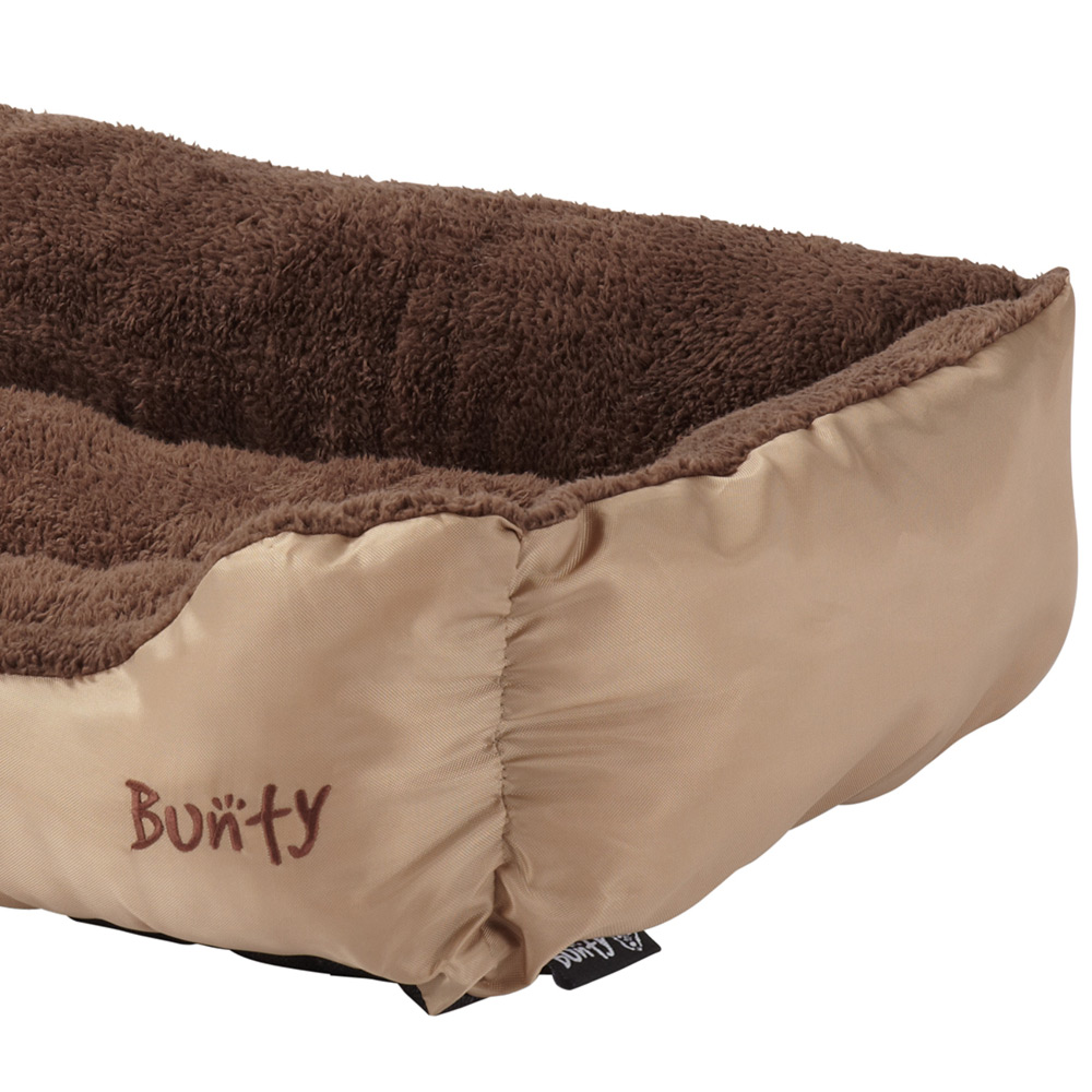 Bunty Deluxe Small Cream Soft Pet Basket Bed Image 3