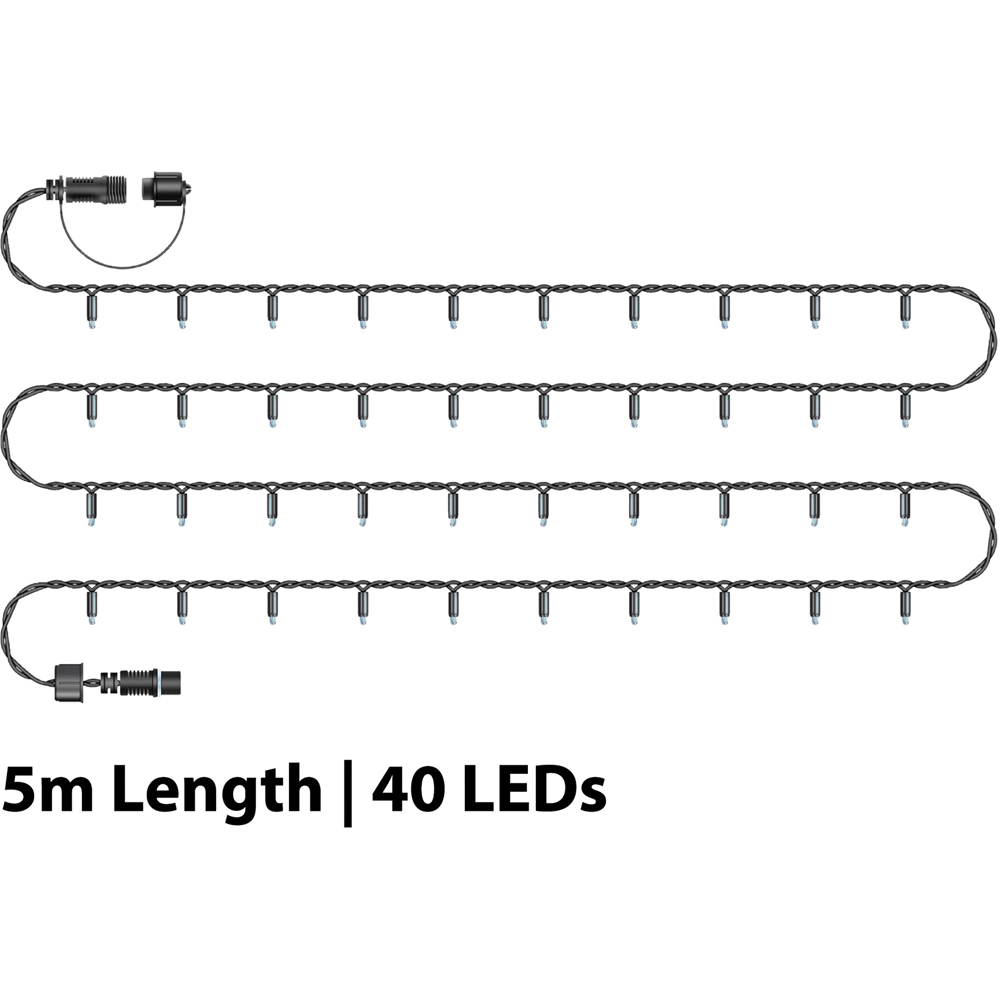 Eagle Connect 40 Cool White LED String Light 5m Image 7
