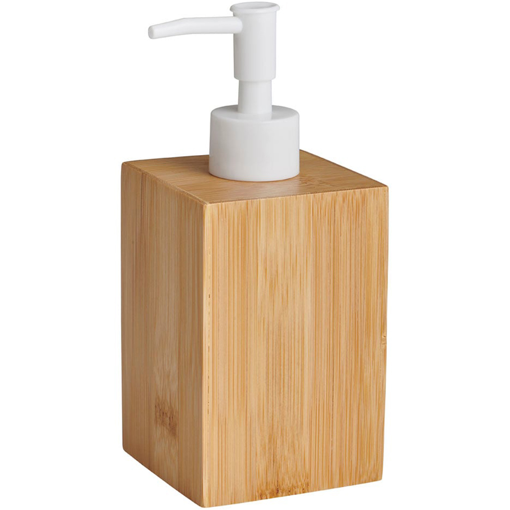 Wilko Bamboo Soap Dispenser Image 2