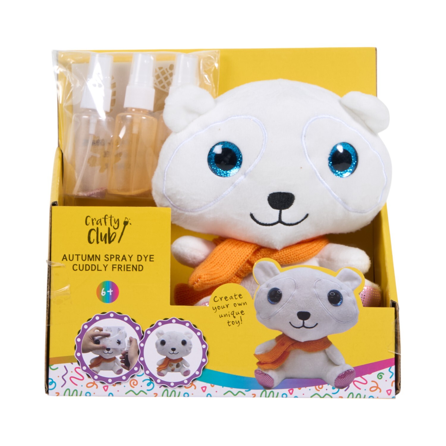 Autumn Spray Dye Cuddly Friend Kit White Image 1