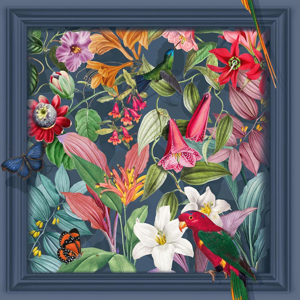 Fresco Tropical Paradise Panel Wallpaper Image 1