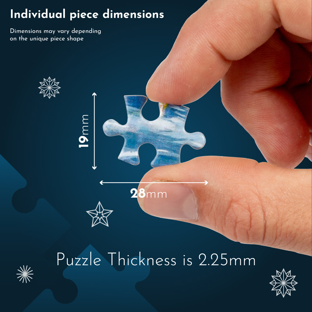 The House of Puzzles Christmas Shopping 500 Piece Jigsaw Puzzle 4 Pack Image 5