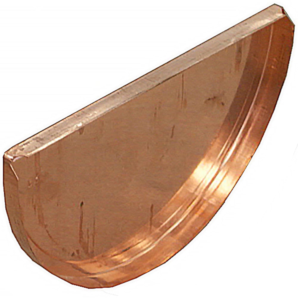 Metal Gutta Copper Stop End 2 Pack Image 3