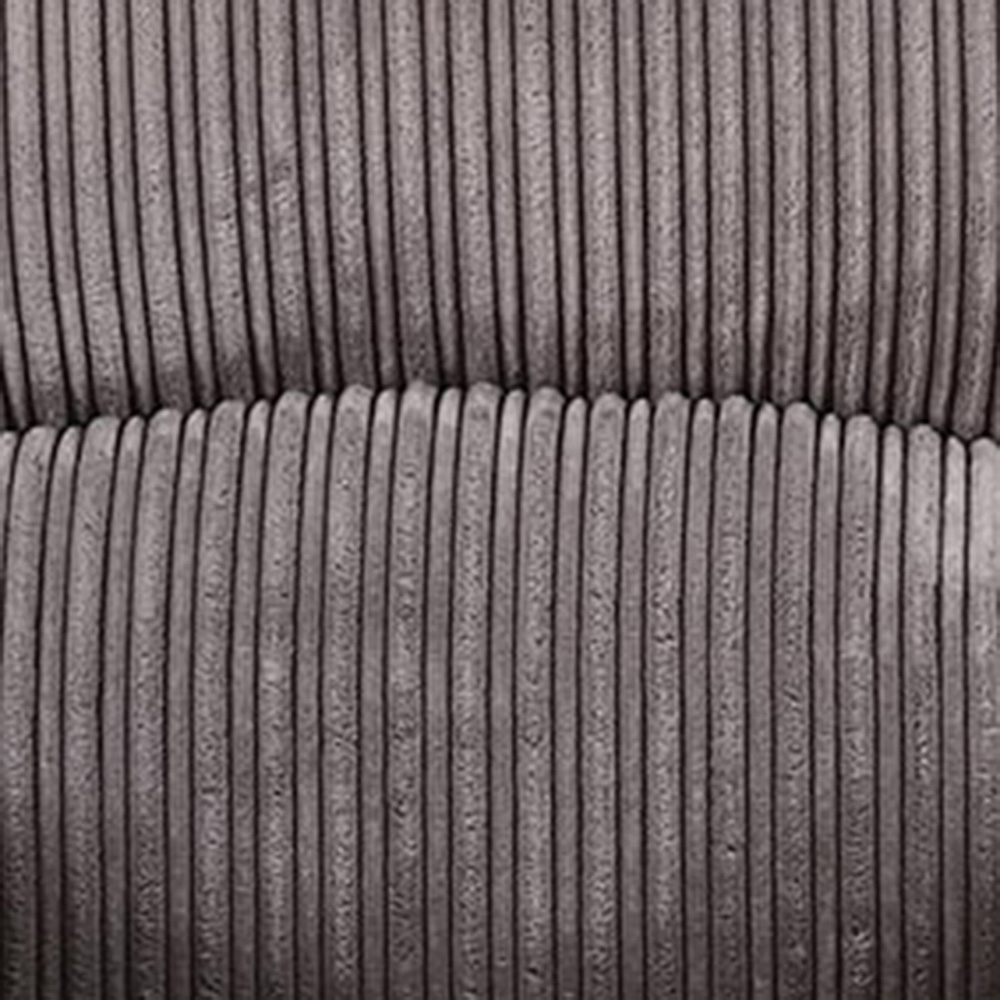 Furniture Online Postana Grey Jumbo Cord Manual Recliner Chair Image 7