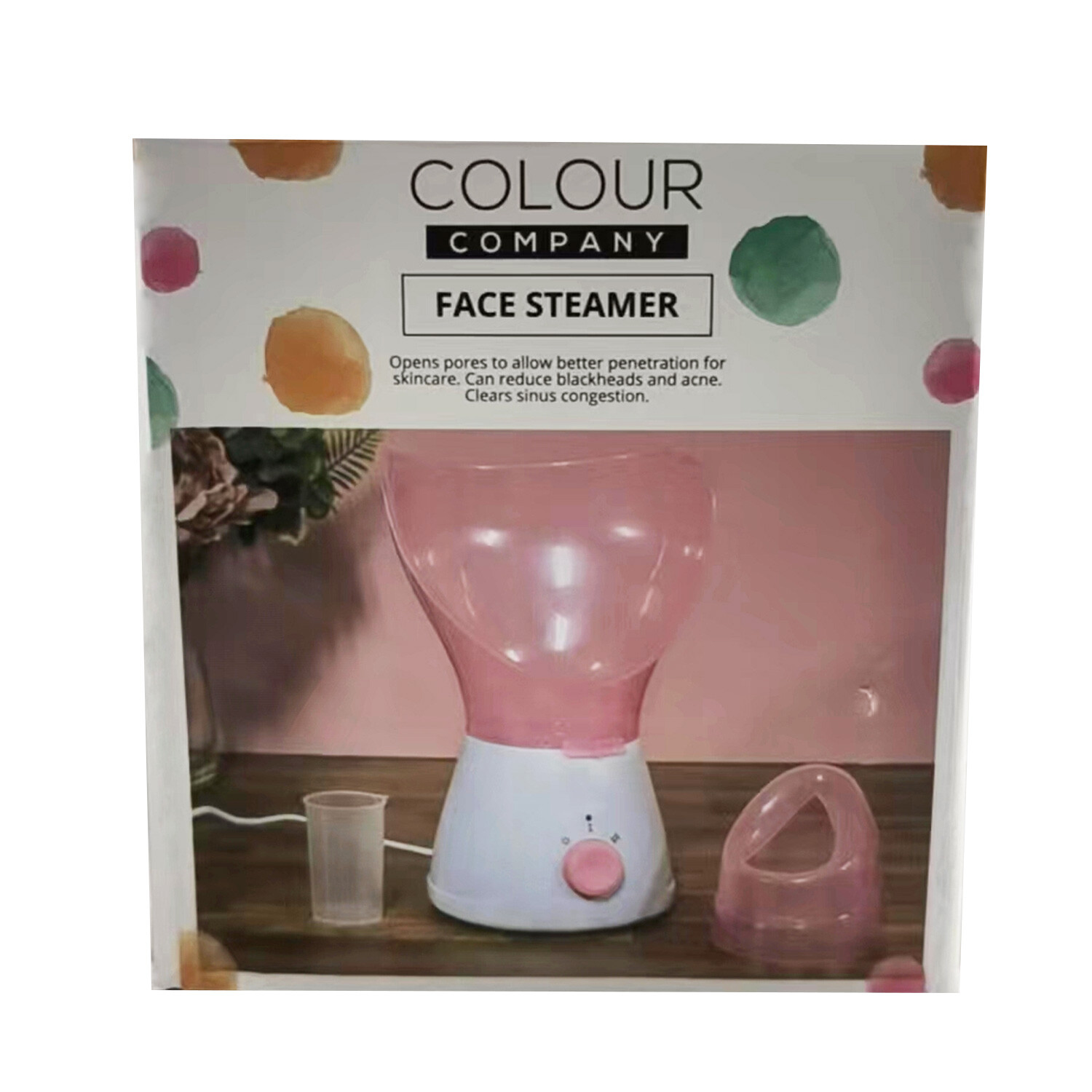 Colour Company Pink Face Steamer Image 3
