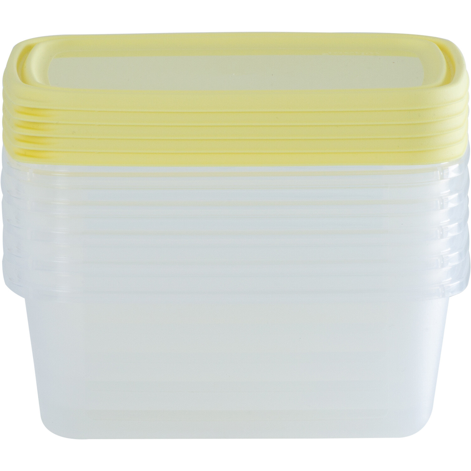 Pack of 5 Wham Food Boxes Yellow Image 3