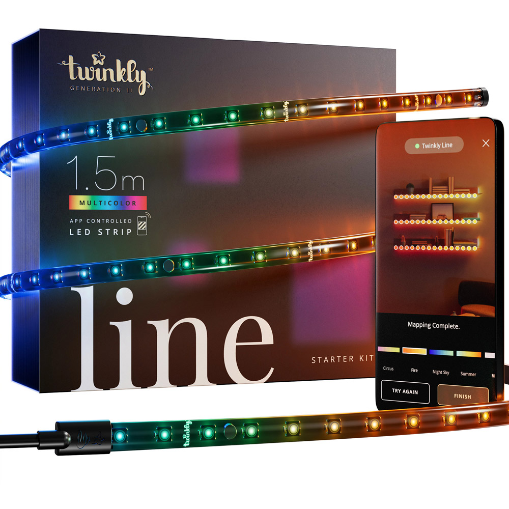 Twinkly Line 100 RGB LED Smart Light Strip Starter Kit 1.5m Image 2