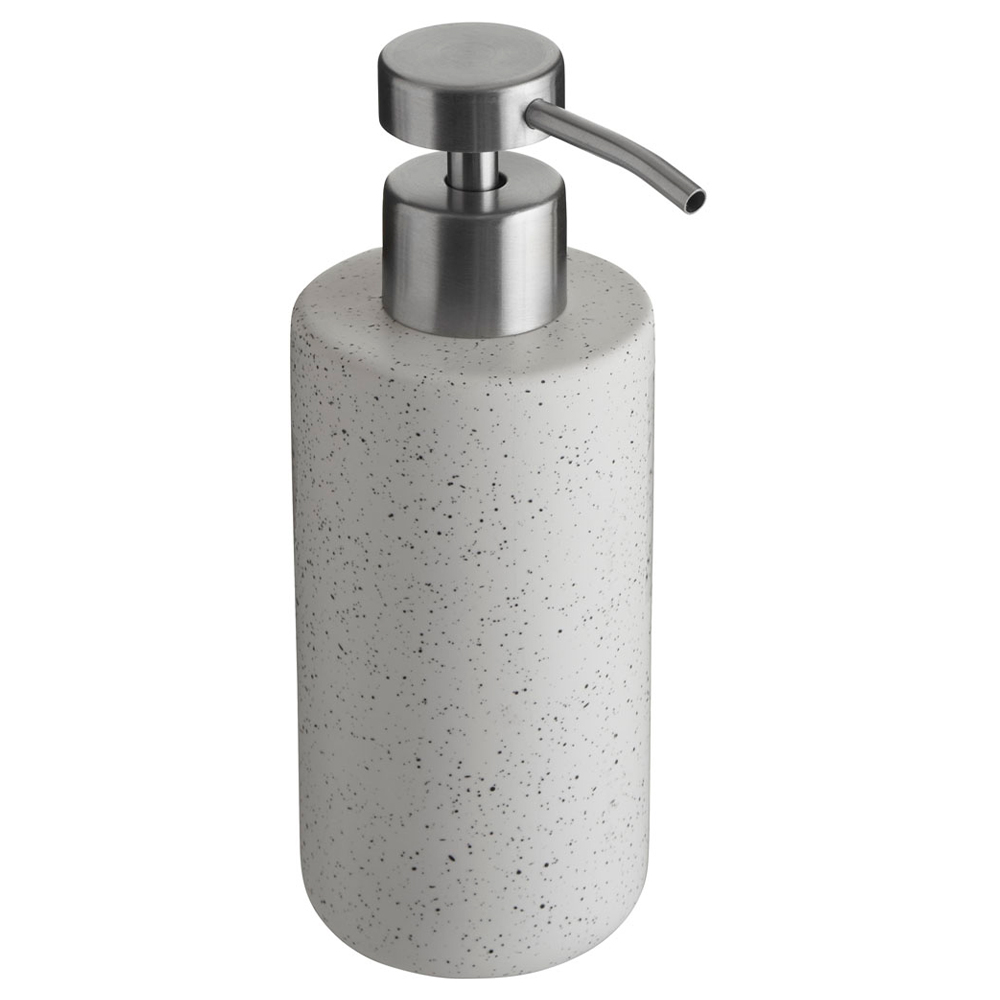Wilko Cream Speckled Soap Dispenser Image 2