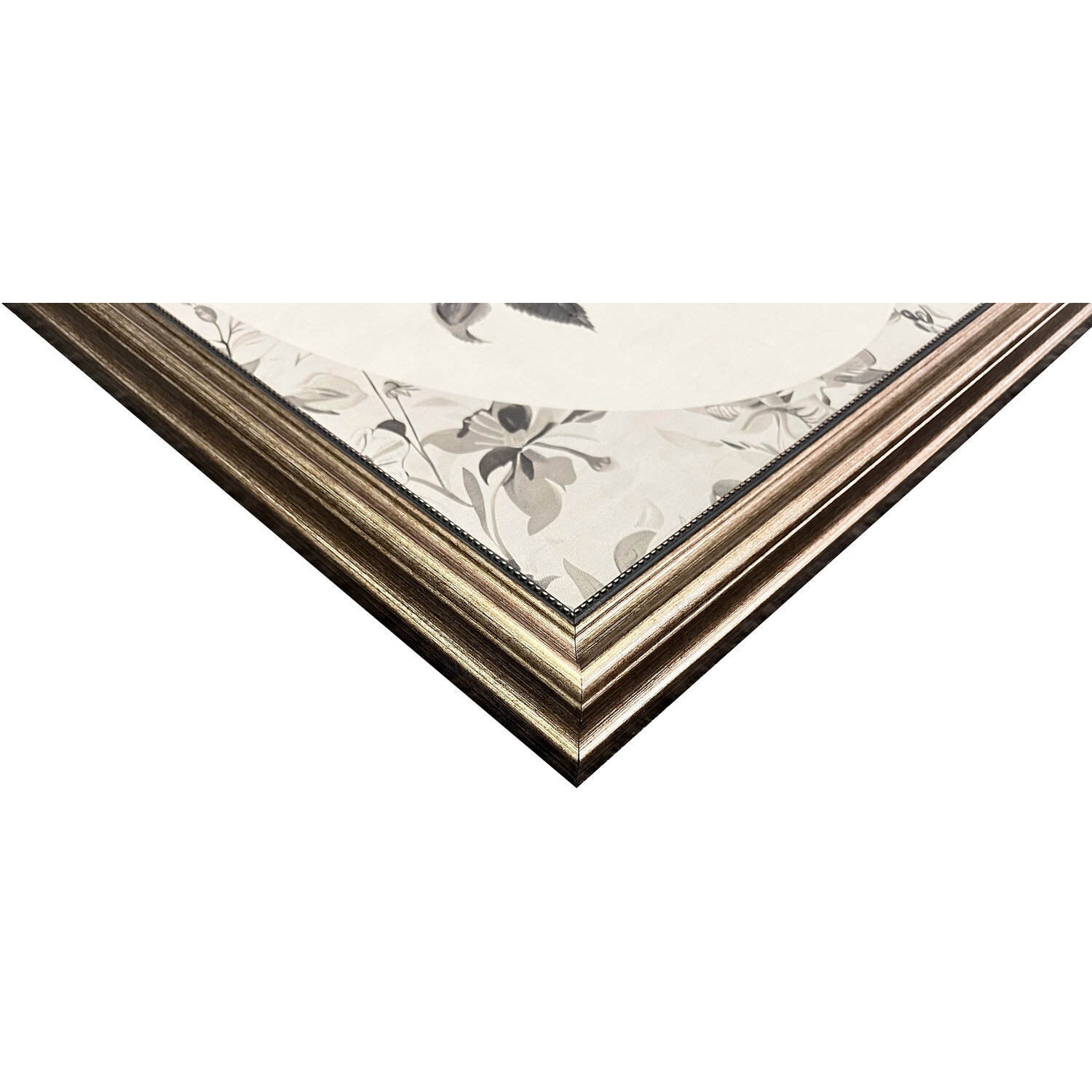 Antique Style Floral Framed Art Image 9