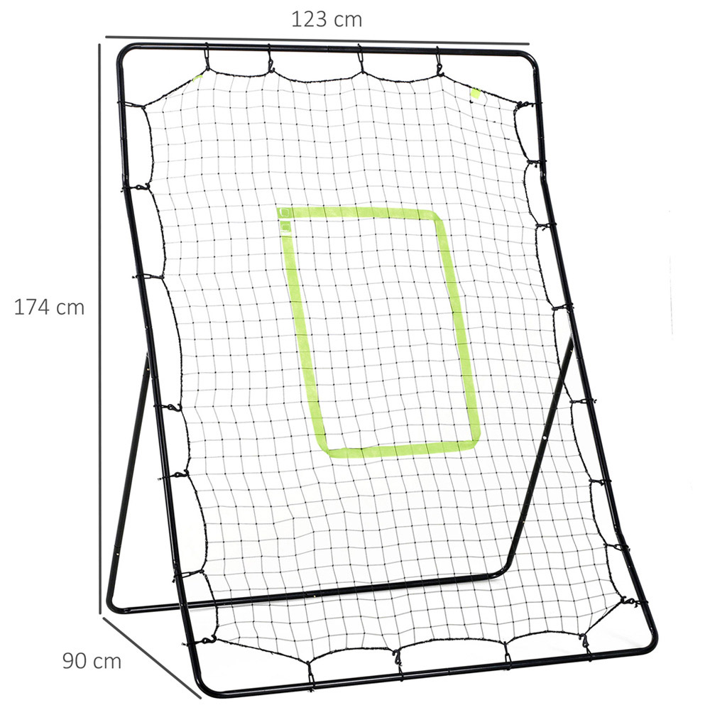 HOMCOM Kids Baseball Rebound Set Image 7