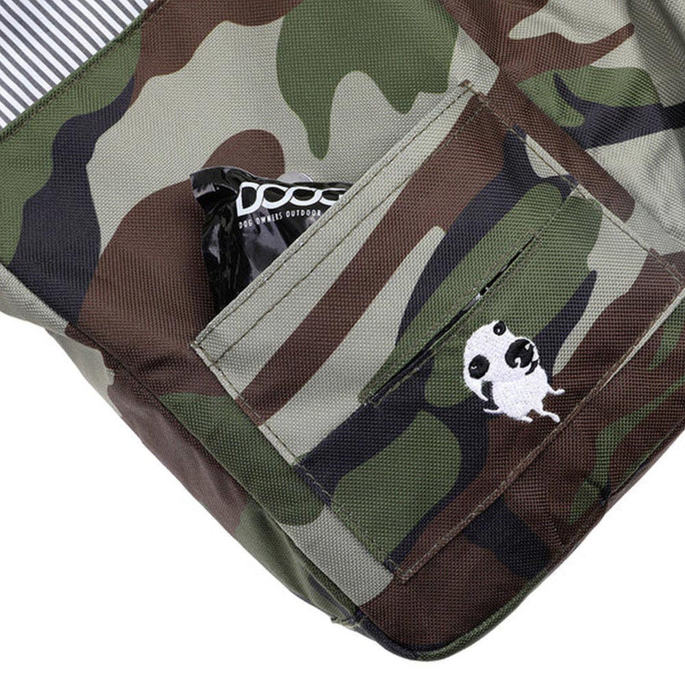 DOOG Camouflage Shoulder Bag with Striped Strap Image 3