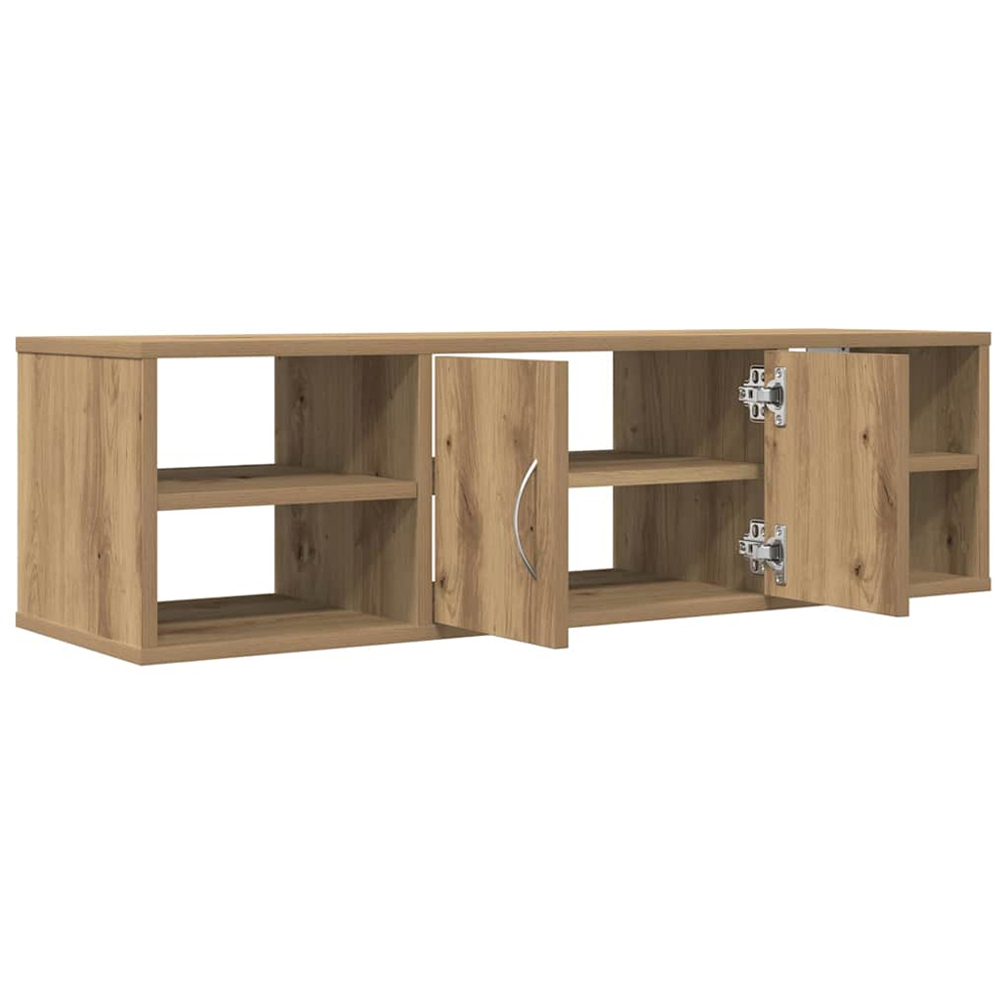 vidaXL 2 Door 4 Shelf Artisan Oak Wall Cabinet Image 6