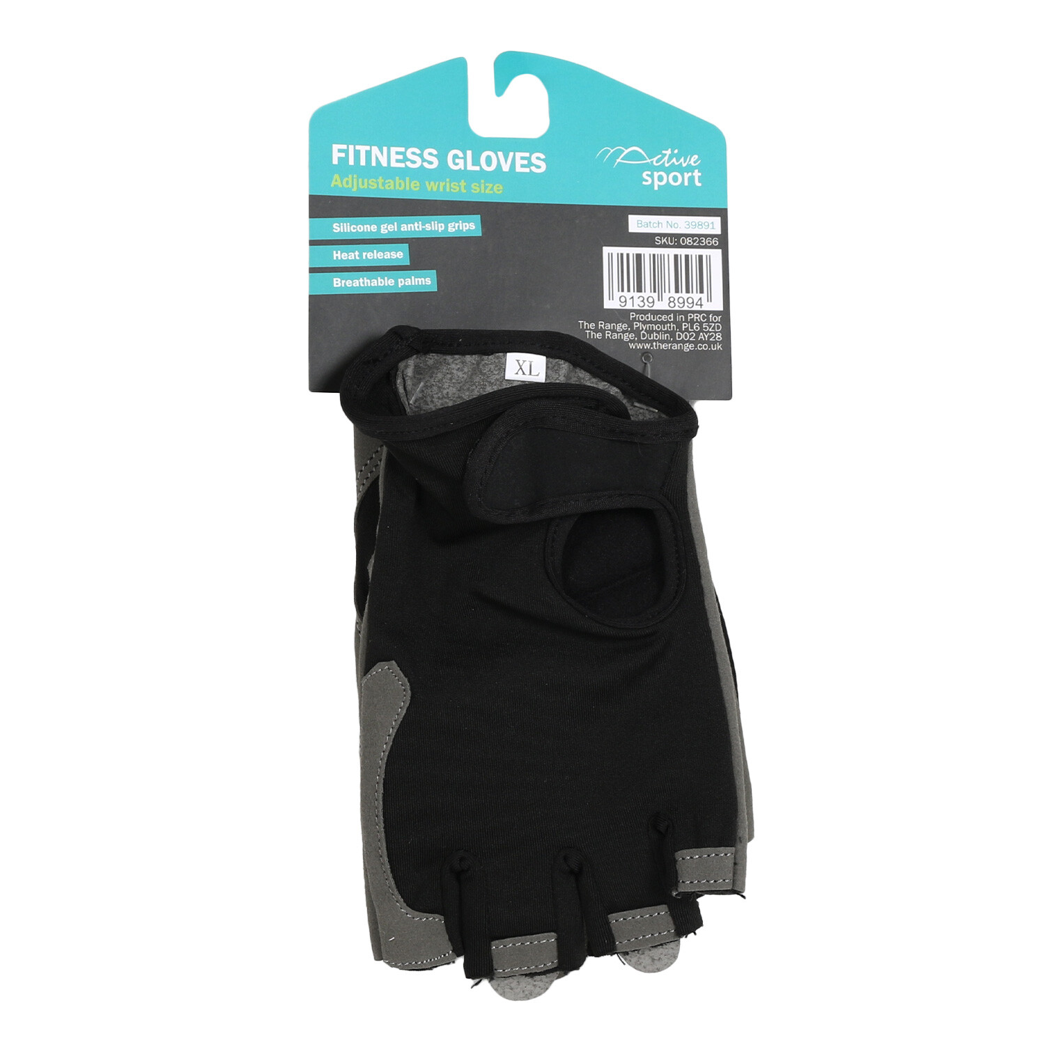 Fitness Gloves - Black Image 2