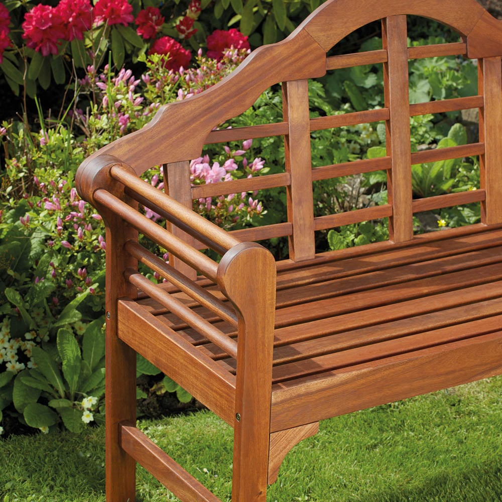 Garden Gear Lutyens Acasia Bench Image 6