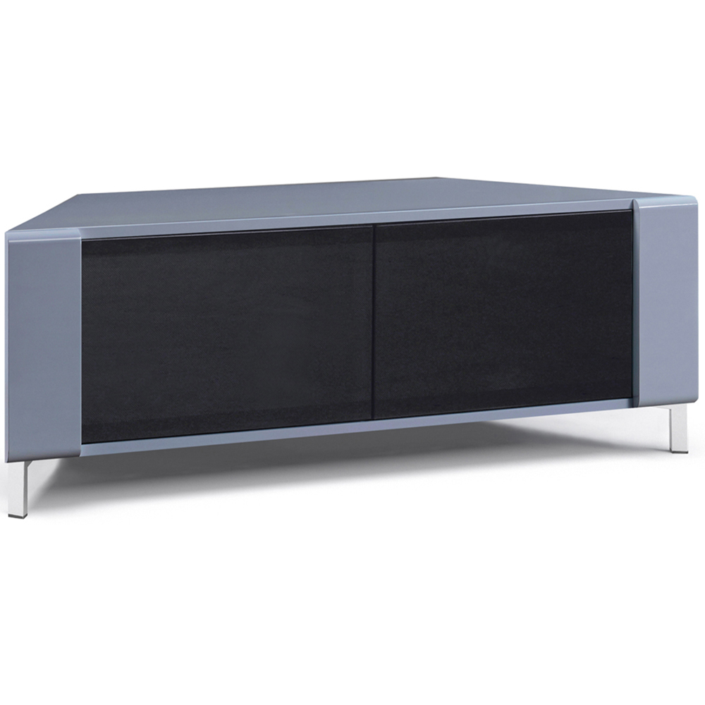 MDA Designs Corvus 2 Door Grey and Black TV Cabinet Image 3