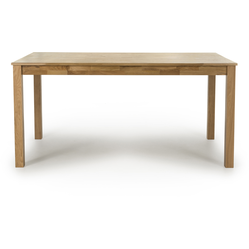 Nevada 4 Seater Dining Table Solid Oak Image 6