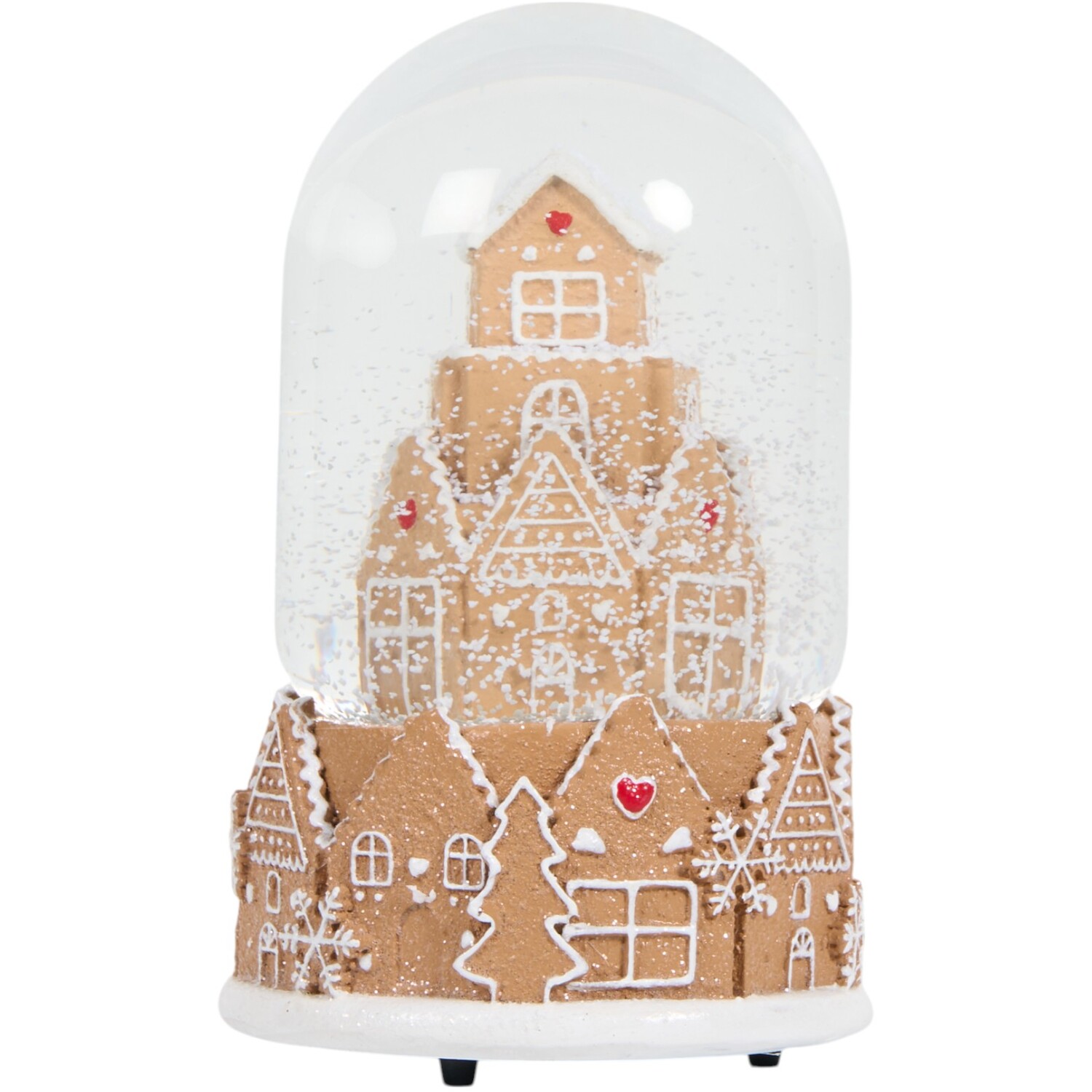 Gingerbread Theme Snow Globe Multicolour Image 3