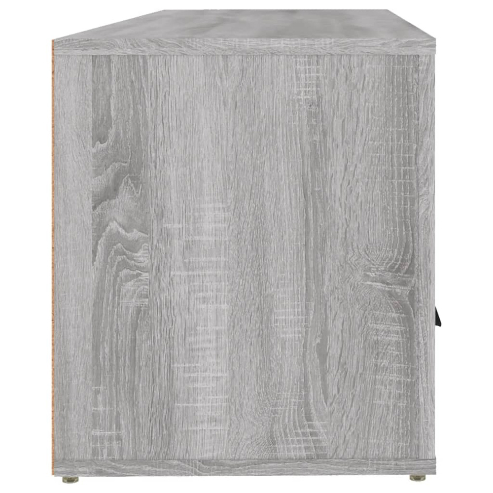 vidaXL 2 Drawer 2 Shelf Grey Sonoma TV Cabinet Image 8
