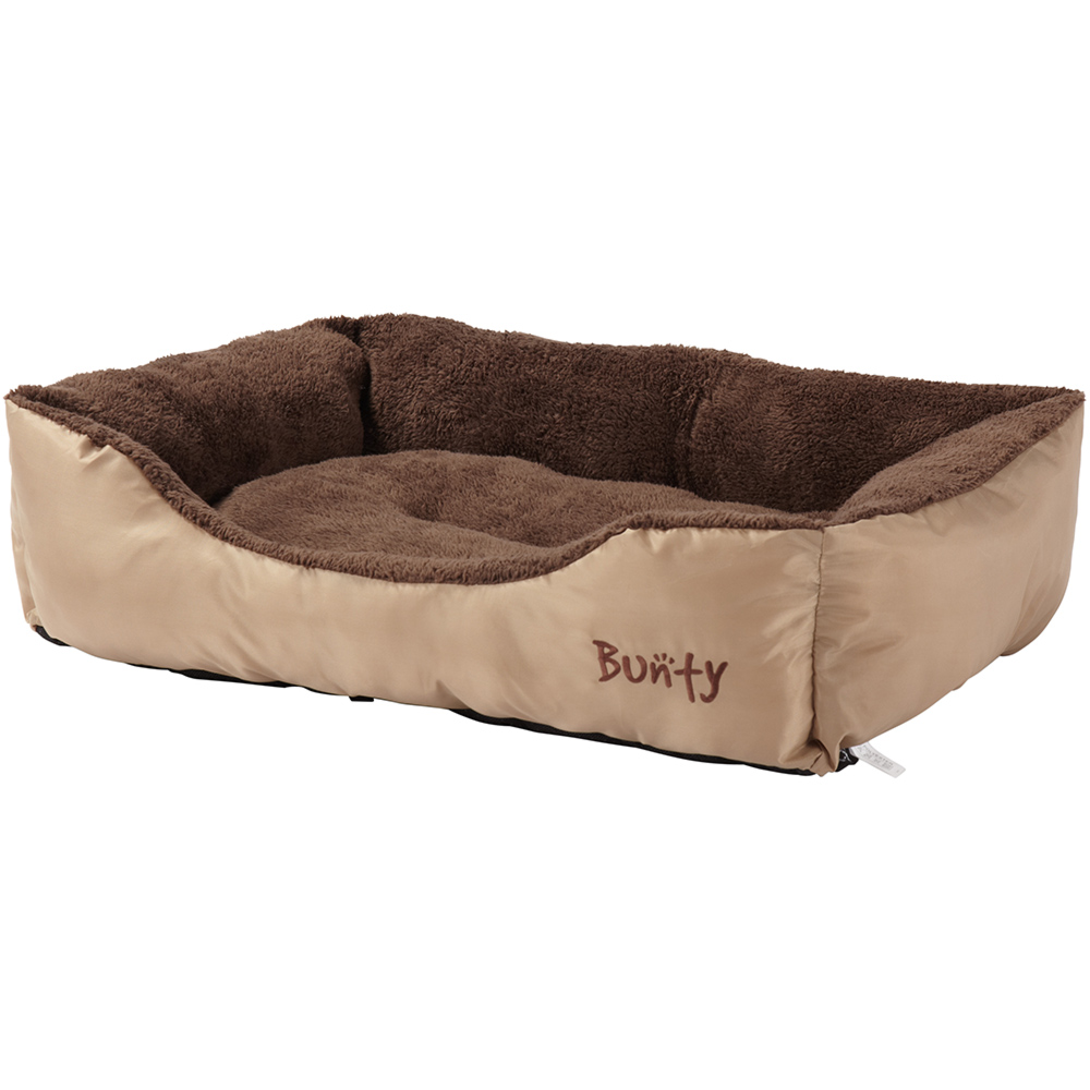 Bunty Deluxe XX Large Cream Soft Pet Basket Bed Image 1