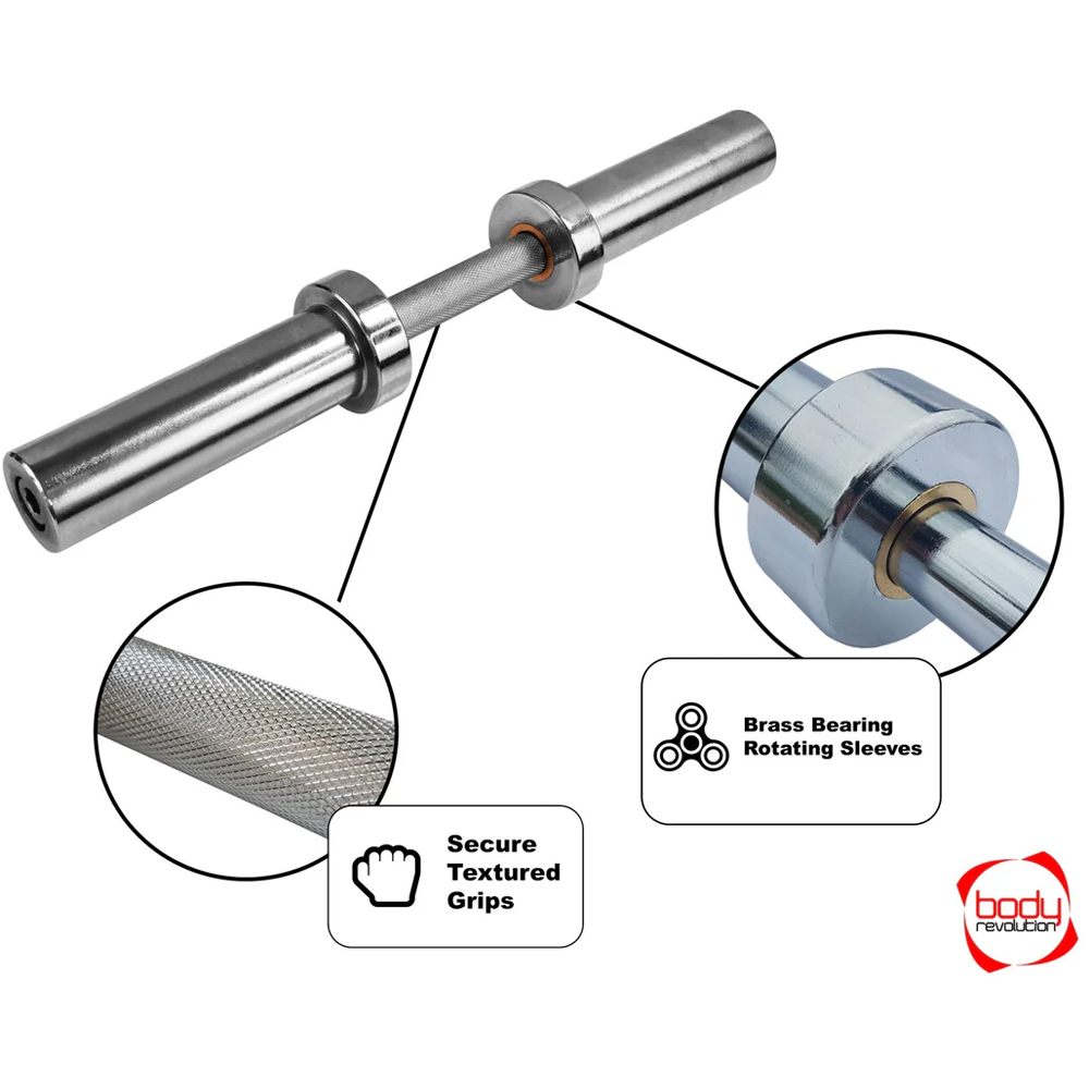 Olympic 2 inch Dumbbell Bar 2 Pack Image 3