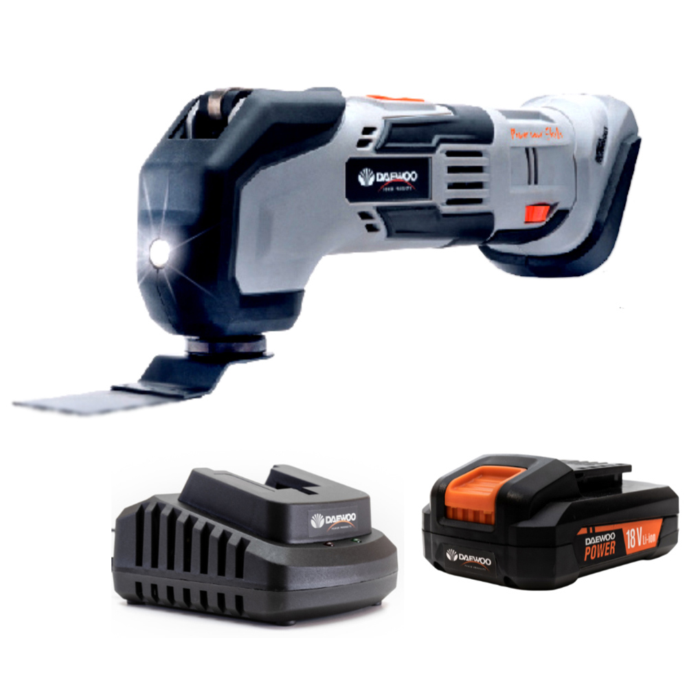 Daewoo U-Force 18V 2Ah Lithium-Ion Cordless Multi Tool with Battery Charger Image 1