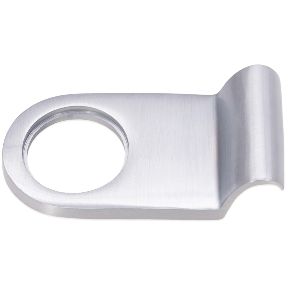 Spira Brass Satin Chrome Victorian Cylinder Pull Image 3